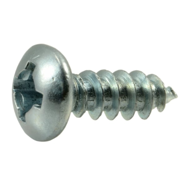 Midwest Fastener Sheet Metal Screw, #6 x 3/8 in, Zinc Plated Steel Pan Head Phillips Drive, 100 PK 03227 - main
